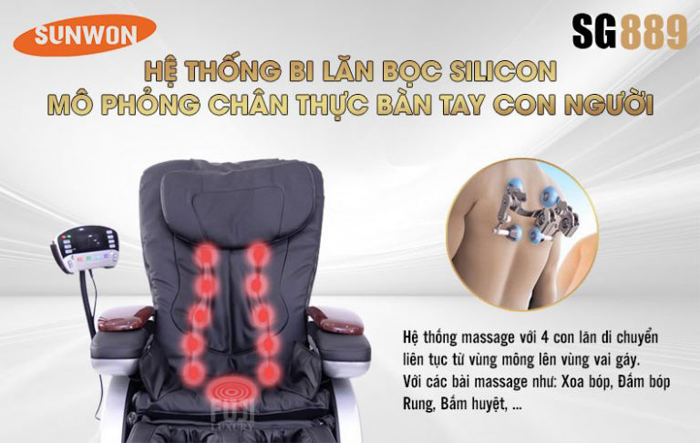 Chức năng ghế massage SG889