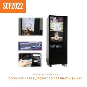 Máy bán cafe tự động pha hạt (mix 20 loại )cao cấp SCF2022
